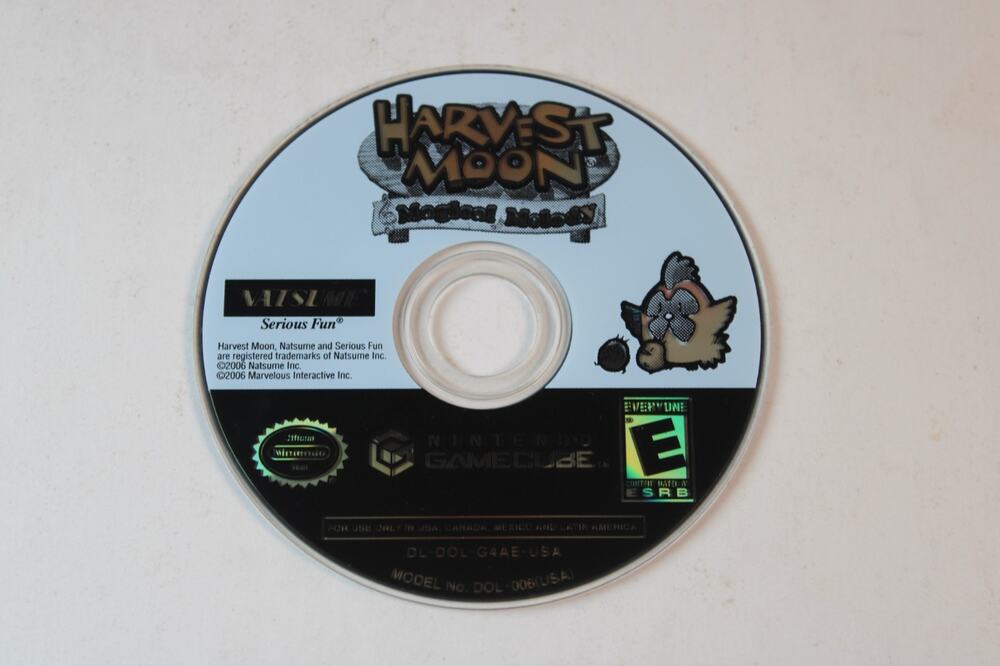 Harvest Moon: Magical Melody (Nintendo GameCube, 2006) Game Only, Tested/Works